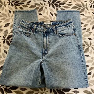 A&F “The Mom” High Rise Curve Love Jeans